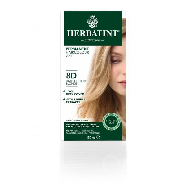 Herbatint 8D Light Golden Blonde 135mL - HairColor
