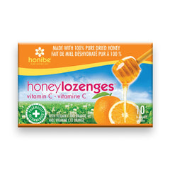 Honey Lozenges Vitamin C and Orange10 Pack