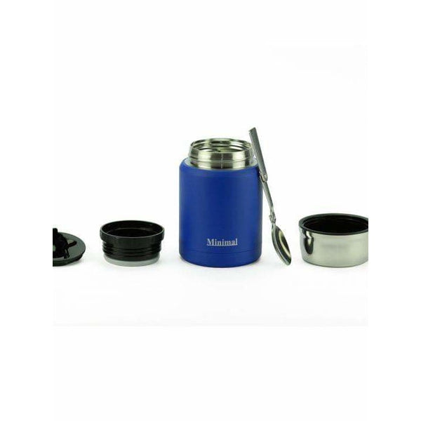 Insulated Food Jar Blue 500mL - WaterBottlesFilter