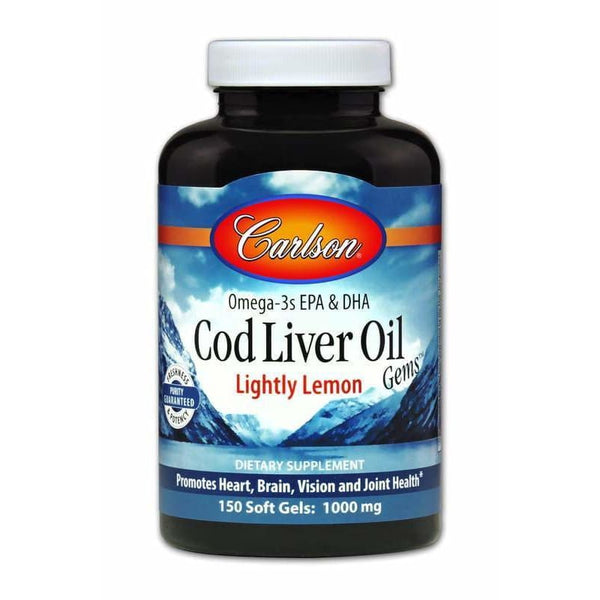 Light Lemon Cod Liver Oil 1000mg - Fish Oil