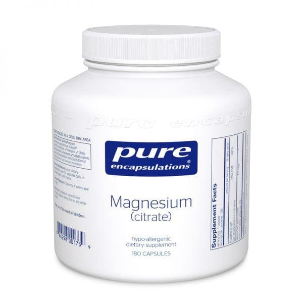 Magnesium Citrate 180 Veggie Caps