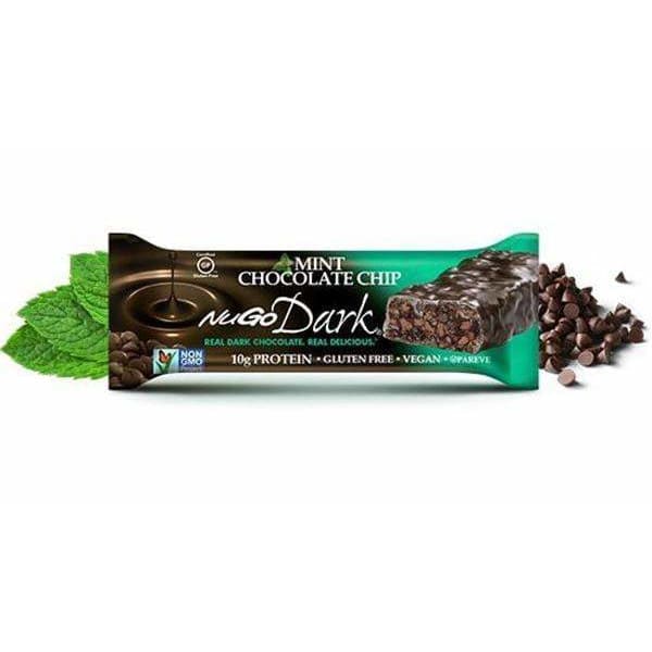 Nugo Dark Mint Chocolate Chip Bar 50g - Bars
