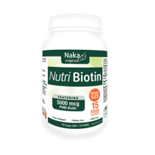 Nutri Biotin 5000mcg 75 Caps - VitaminB