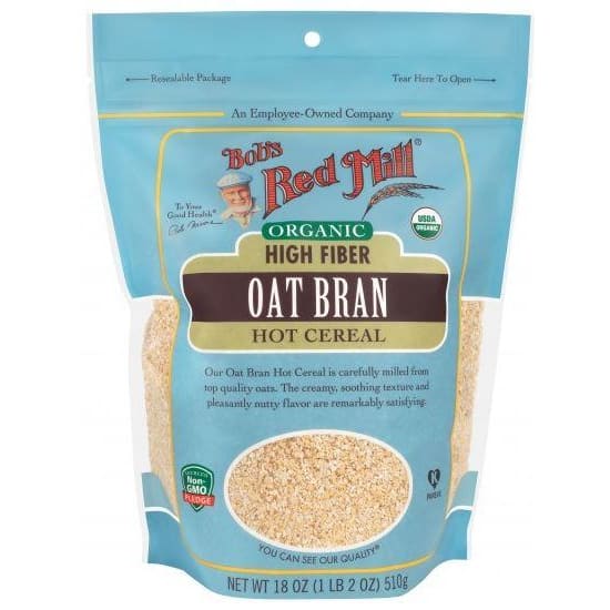 Oat Bran Hot Cereal Organic 567g - Oats