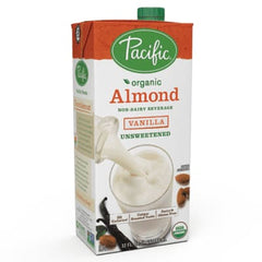Organic Almond Vanilla Unsweetened 946mL