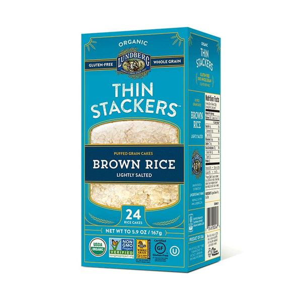 Organic Brown Rice L/S Stackers 167g - Chips