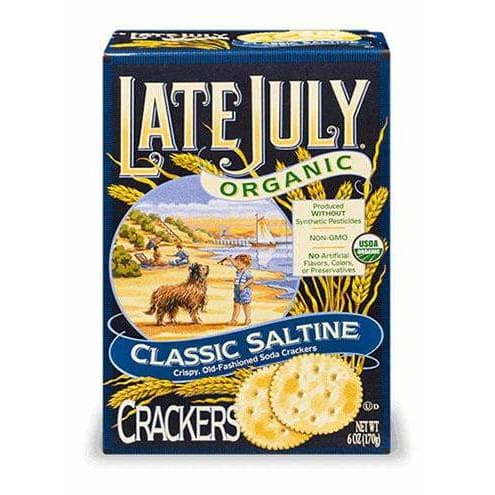 Organic Classic Saltine Crackers 170g - CookiesCrack