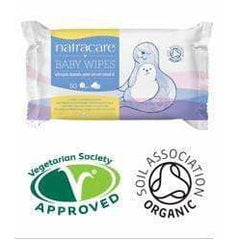Organic Cotton Baby Wipes 50 Wipes