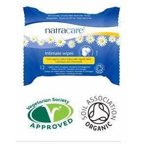 Organic Cotton Intimate Wipes 12 Wipes - DiaperWipes