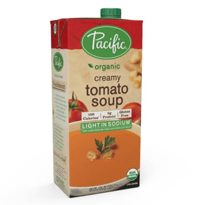 Organic Creamy Tomato Low Sodium 1L - Soups