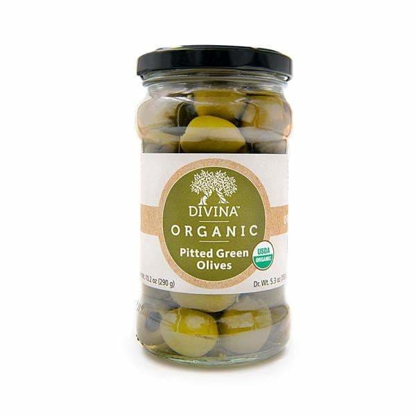 Organic Green Olive Pitted 290g - Olives