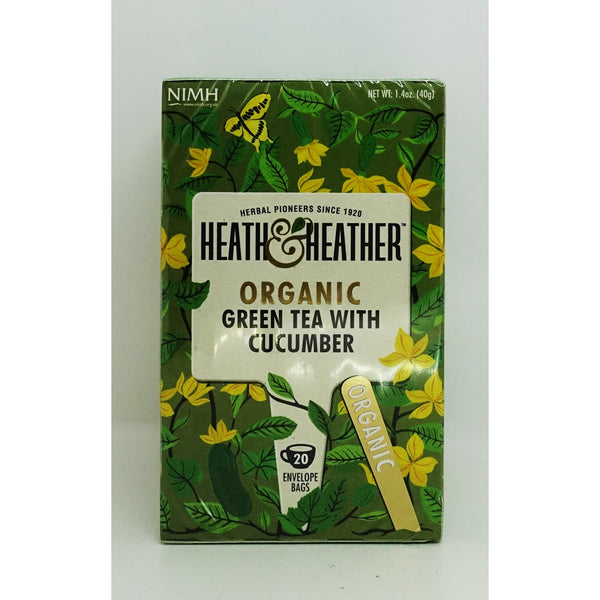 Organic Green Tea Cucumber 20 Tea Bags