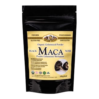 Organic Maca Black Powder 170g - Maca