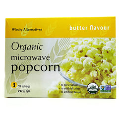 Organic Microwave Popcorn Butter 12s