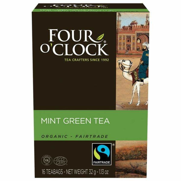 Organic Mint Green Tea 16 Sachets - Tea