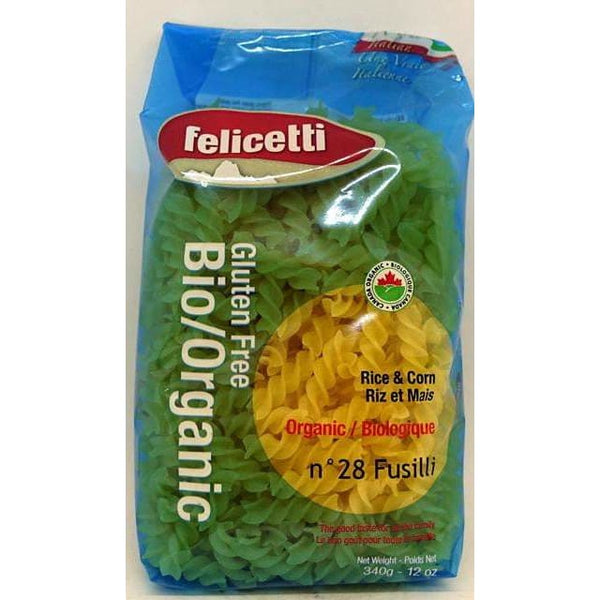 Organic Rice Corn Fusilli 340g - Pasta