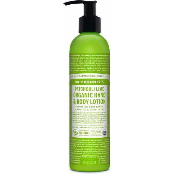 Patchouli Lime Lotion Organic 236mL - LiquidSoap