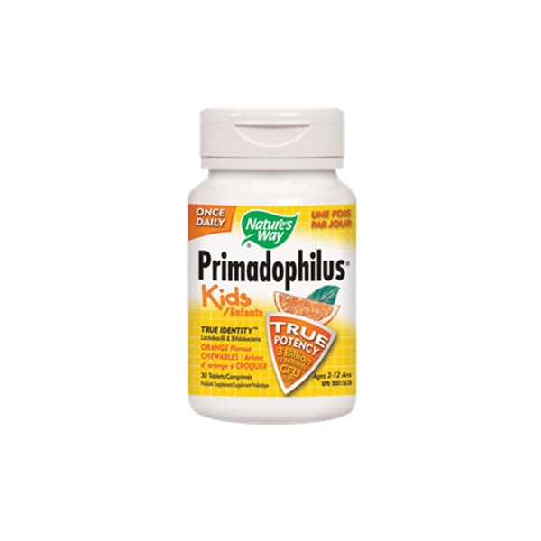 Primadophilus Kids Chewable Orange 30 Tablets - ProbioticsRefrigerate