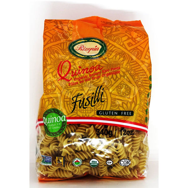 Quinoa Brown Rice Pasta Fusilli 340g