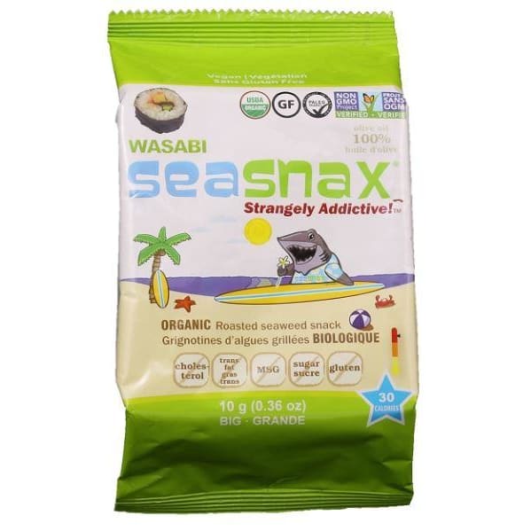 Roasted Seaweed Snack Wasabi 10g - Seaweed
