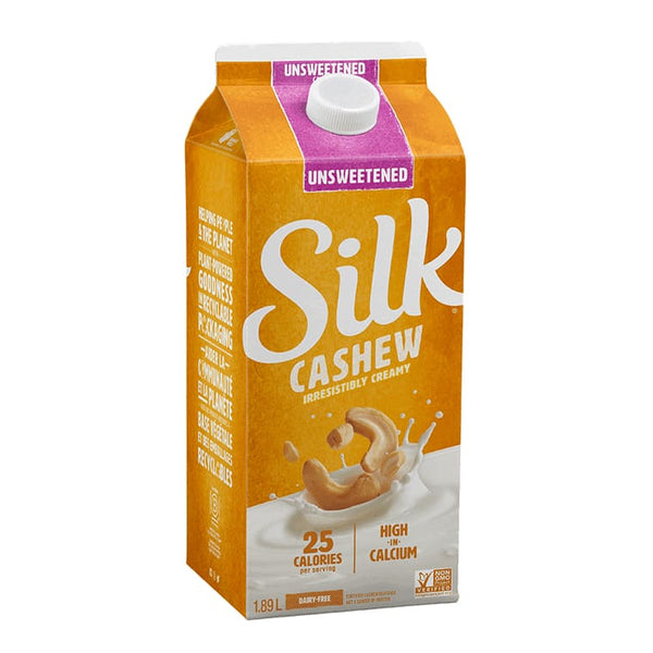 Silk Creamy Unsweetened Cashew 1.89L