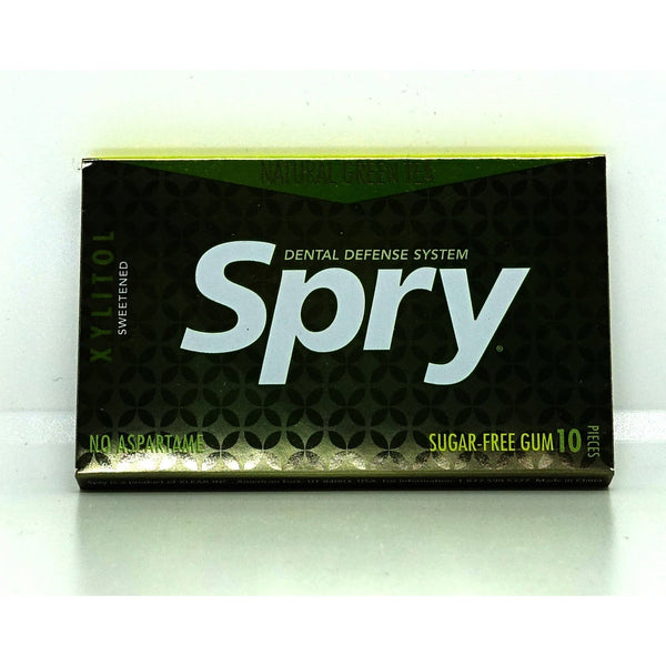 Spry Green Tea Gum 10 Pieces
