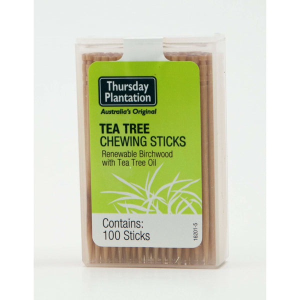 Tea Tree Chewing Sticks 100s - OralCare
