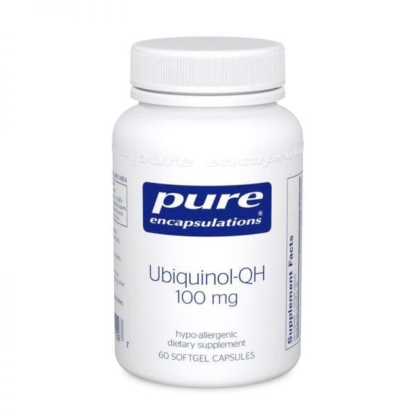 Ubiquinol-QH 100mg 60 Gels - Pure Encapsulation