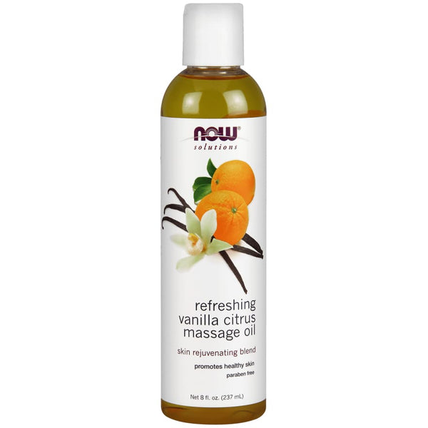 Vanilla Citrus Massage Oil 237mL - SkinOil