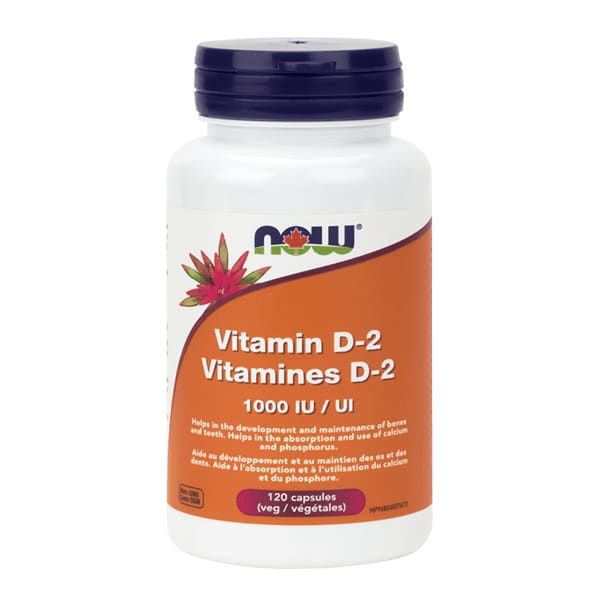 Vitamin D2 Dry Veg 1000 IU 120 Veggie Caps - VitaminD