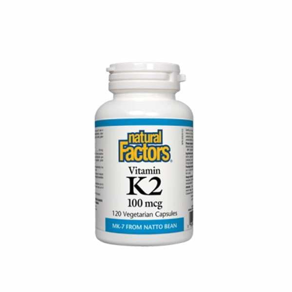 Vitamin K2 100mcg 120 Veggie Caps - VitaminK
