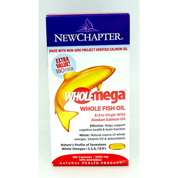 Whole mega 1000mg 180 Soft Gels - Fish Oil