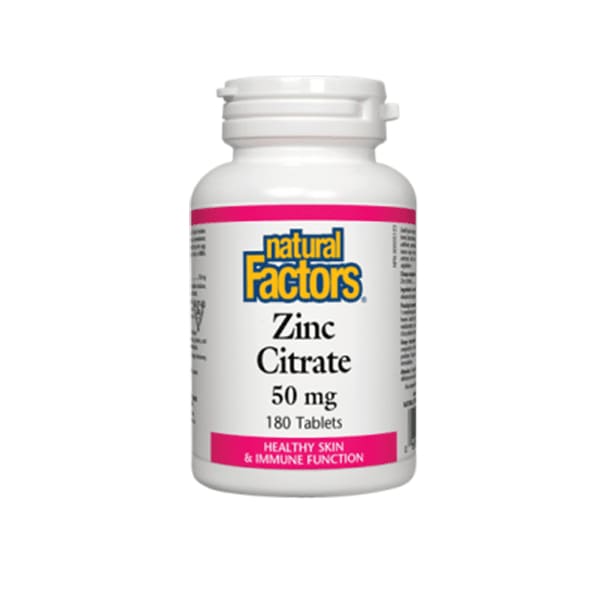 Zinc Citrate 50mg 180 Tablets - Zinc